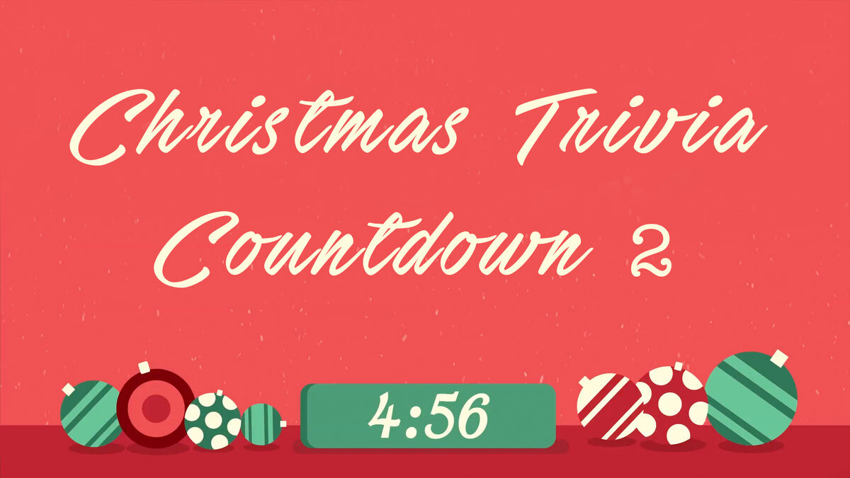 Christmas Trivia Countdown 2 image number null